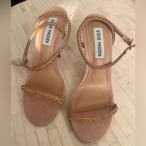 Steve Madden gold sandals